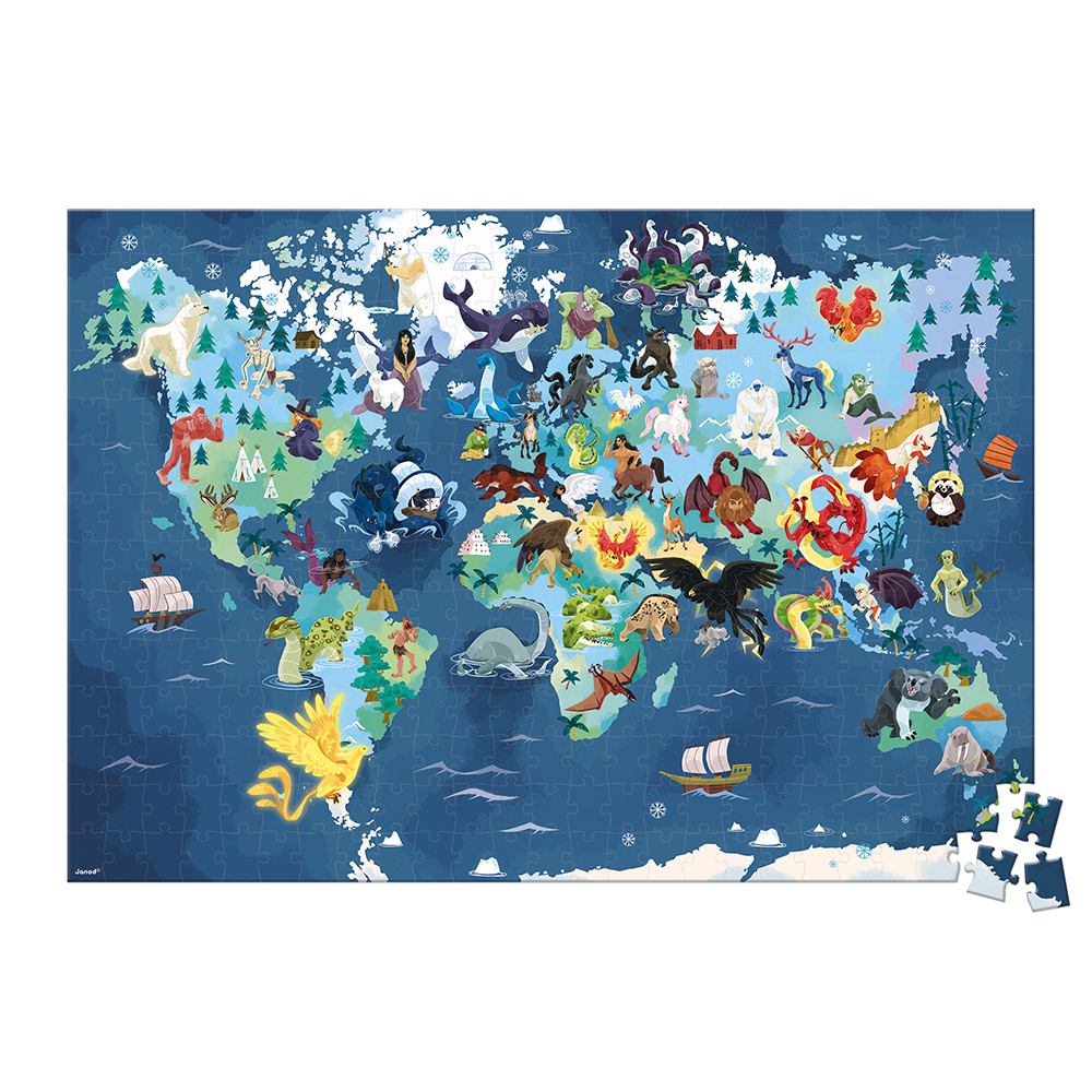 Map Monde Animaux en voie de disparition_cartes
